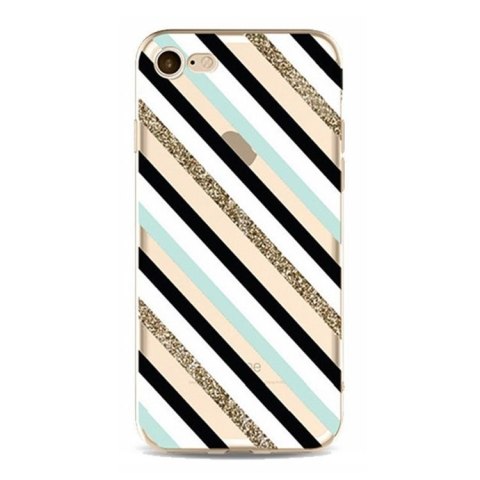 ETUI NA TELEFON IPHONE 5/5S - BLACK MINT GLITTER ETUI16WZ11 ETUI NA TELEFON IPHONE 5/5S - BLACK MINT GLITTER ETUI16WZ11