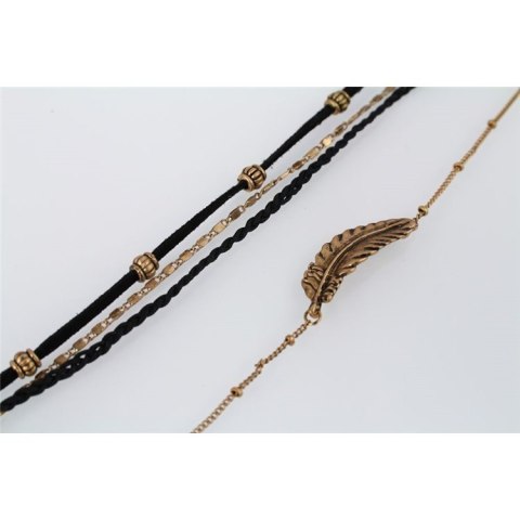 NASZYJNIK CHOKER BLACK GOLD N522 NASZYJNIK CHOKER BLACK GOLD N522