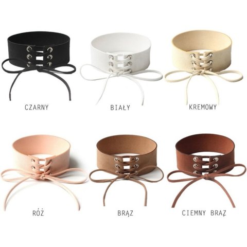 NASZYJNIK CHOKER GRUBA OBROŻA N365K NASZYJNIK CHOKER GRUBA OBROŻA N365K