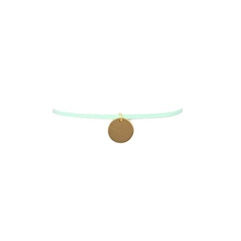 NASZYJNIK CHOKER RZEMYK - MIĘTA N530M NASZYJNIK CHOKER RZEMYK - MIĘTA N530M