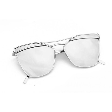 OKULARY LUSTRZANE RUN BIRD - SREBRNE OK84WZ4 OKULARY LUSTRZANE RUN BIRD - SREBRNE OK84WZ4