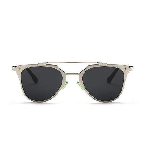 OKULARY PRZECIWSŁONECZNE LUSTRZANE MODEL SHINE SREBRNO-CZARNE OK6 OKULARY PRZECIWSŁONECZNE LUSTRZANE MODEL SHINE SREBRNO-CZARNE OK6