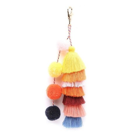 BRELOK POMPON CHWOST XXL pudrowy BRL35 BRELOK POMPON CHWOST XXL pudrowy BRL35