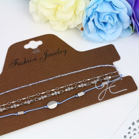NASZYJNIK CHOKER BOHO BŁĘKIT N529 NASZYJNIK CHOKER BOHO BŁĘKIT N529
