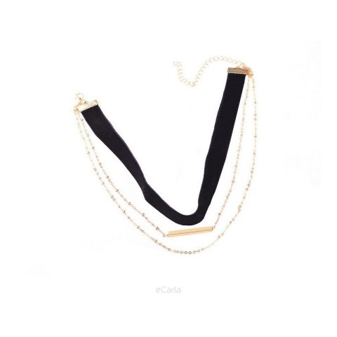 Naszyjnik Kolia Choker potrójny N360 Naszyjnik Kolia Choker potrójny N360