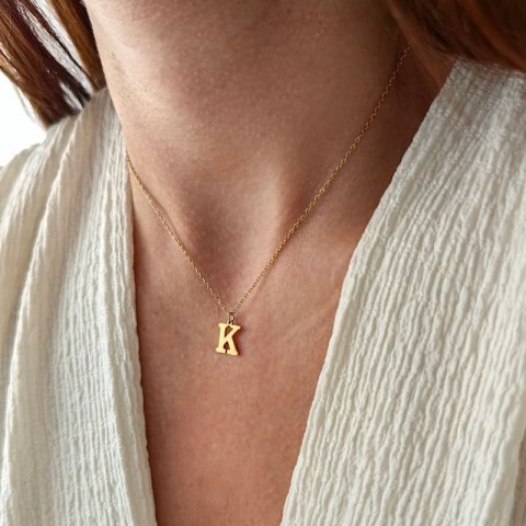 Naszyjnik stal chirurgiczna pozłacana 14k gold NST1617 Naszyjnik stal chirurgiczna pozłacana 14k gold NST1617