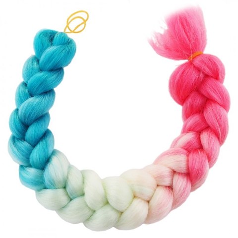 Syntetyczne włosy kolorowe 120 cm gęste ombre WLS35 Syntetyczne włosy kolorowe 120 cm gęste ombre WLS35