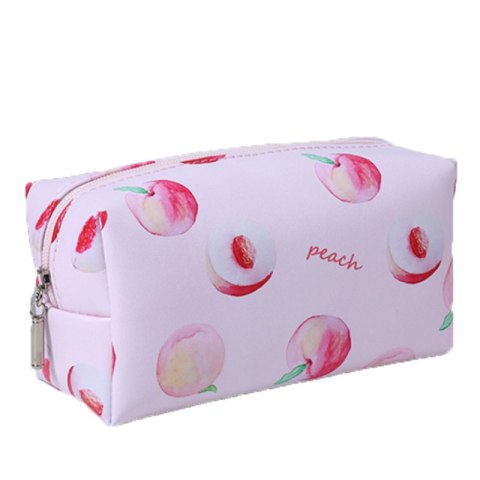 Folding oblong cosmetic bag peach KS77 Folding oblong cosmetic bag peach KS77