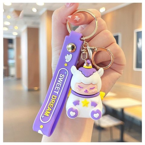 Brelok do kluczy Lama Unicorn Fiolet BRL218 Brelok do kluczy Lama Unicorn Fiolet BRL218