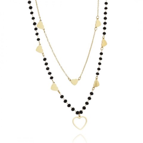 Naszyjnik stal chirurgiczna pozłacana 14k gold NST1419 Naszyjnik stal chirurgiczna pozłacana 14k gold NST1419