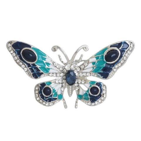 Broszka ozdobna KRYSZTAŁOWA MOTYL BZ112 Broszka ozdobna KRYSZTAŁOWA MOTYL BZ112