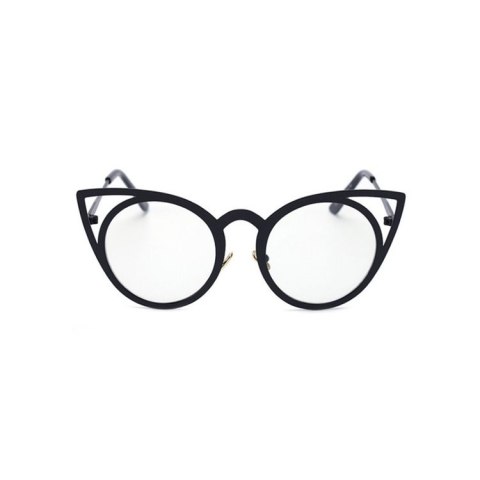 OKULARY "ROYAL CAT EYES" - CZARNE ZERÓWKI OK70WZ7 OKULARY "ROYAL CAT EYES" - CZARNE ZERÓWKI OK70WZ7