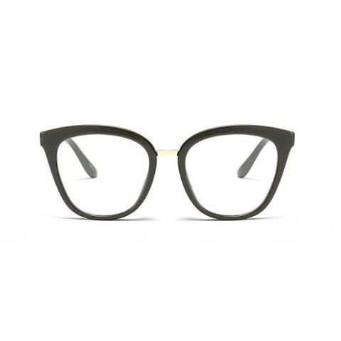 OKULARY "ZERÓWKI" RETRO GLITER SZARE OK129WZ7 OKULARY "ZERÓWKI" RETRO GLITER SZARE OK129WZ7