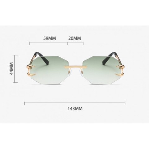 Okulary przeciwsłoneczne ELEGANT PAZUR BLACK OK381 Okulary przeciwsłoneczne ELEGANT PAZUR BLACK OK381
