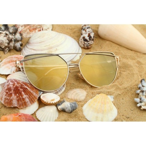 Okulary przeciwsłoneczne GLAM ROCK FASHION Złote OK21WZ19 Okulary przeciwsłoneczne GLAM ROCK FASHION Złote OK21WZ19