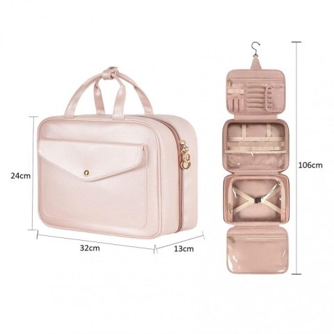Organizer na kosmetyki, kosmetyczka rozkładana 32x24x13cm KS107K Organizer na kosmetyki, kosmetyczka rozkładana 32x24x13cm KS107K