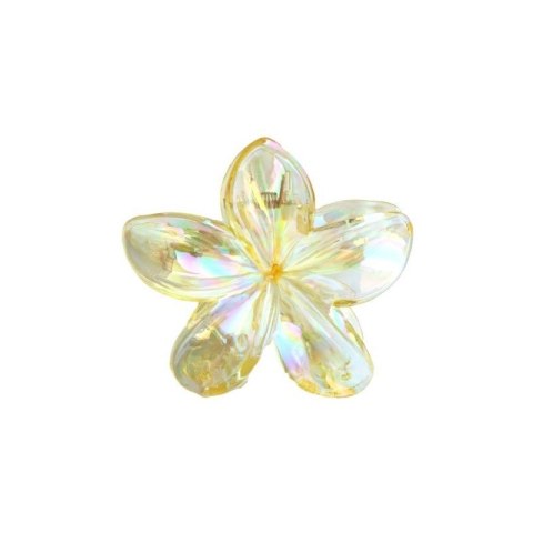 Spinka do włosów klamra XL kwiat OPALIZUJĄCY 7,5x8cm SP318 Spinka do włosów klamra XL kwiat OPALIZUJĄCY 7,5x8cm SP318