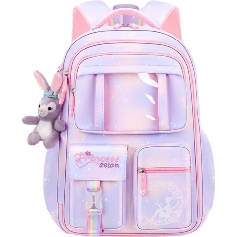 Plecak RAINBOW sweet szkolny uniwersalny kieszonki z maskotką PL159FIO Plecak RAINBOW sweet szkolny uniwersalny kieszonki z maskotką PL159FIO