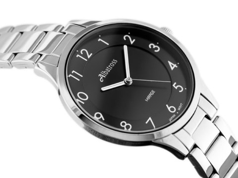 ZEGAREK DAMSKI ALBATROSS Mirage ABBC02 (za538d) silver/black II ZEGAREK DAMSKI ALBATROSS Mirage ABBC02 (za538d) silver/black II