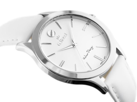 ZEGAREK G. ROSSI - 10398A-3C1 (zg783a) s./white + BOX ZEGAREK G. ROSSI - 10398A-3C1 (zg783a) s./white + BOX