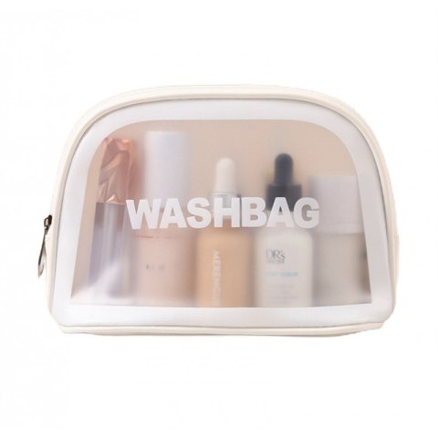 Kosmetyczka rozkładana WASHBAG kuferek biel KS47B Kosmetyczka rozkładana WASHBAG kuferek biel KS47B