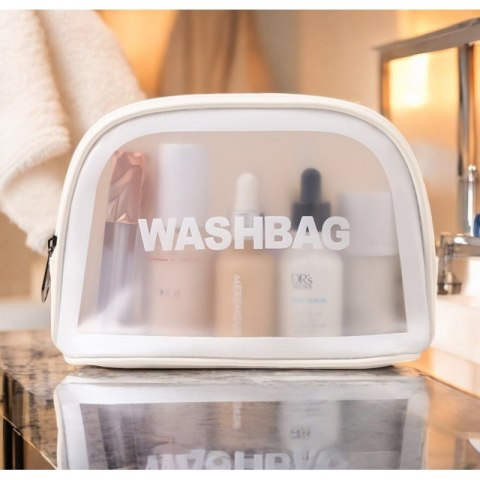 Kosmetyczka rozkładana WASHBAG kuferek biel KS47B Kosmetyczka rozkładana WASHBAG kuferek biel KS47B