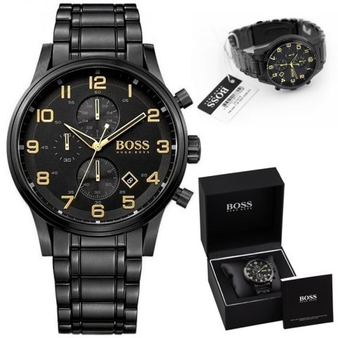 ZEGAREK MĘSKI HUGO BOSS 1513275 - AEROLINER CHRONO (zh020a)
