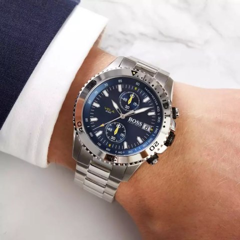 ZEGAREK MĘSKI HUGO BOSS 1513775 - VELA - DIVER WR200 (zh023a)