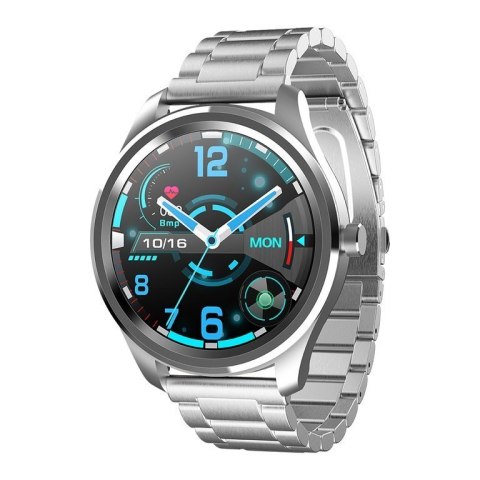 SMARTWATCH MĘSKI G. Rossi SW012-2 silver/black + dodatkowa BRANSOLETA (sg007b)