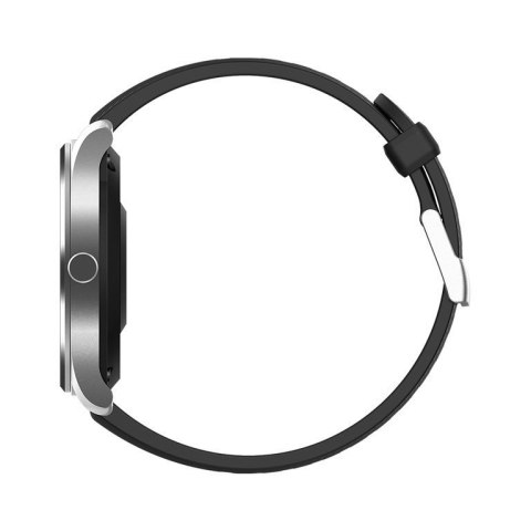 SMARTWATCH MĘSKI G. Rossi SW012-2 silver/black + dodatkowa BRANSOLETA (sg007b)