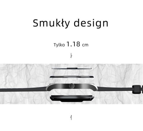 SMARTWATCH MĘSKI G. Rossi SW012-2 silver/black + dodatkowa BRANSOLETA (sg007b)