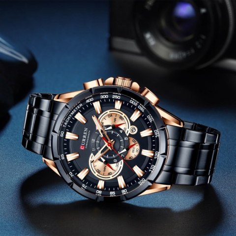 ZEGAREK MĘSKI CURREN 8363 (zc018d) - CHRONOGRAF ZEGAREK MĘSKI CURREN 8363 (zc018d) - CHRONOGRAF