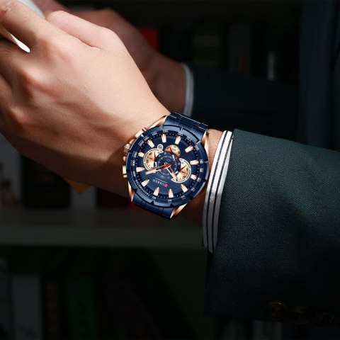 ZEGAREK MĘSKI CURREN 8363 (zc018d) - CHRONOGRAF ZEGAREK MĘSKI CURREN 8363 (zc018d) - CHRONOGRAF