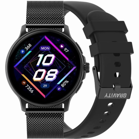 SMARTWATCH UNISEX GRAVITY GT12-1 - ROZMOWY BLUETOOTH, DODATKOWY PASEK (sg035a) SMARTWATCH UNISEX GRAVITY GT12-1 - ROZMOWY BLUETOOTH, DODATKOWY PASEK (sg035a)