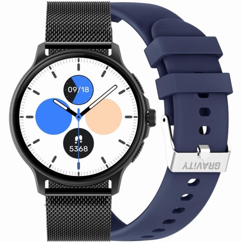 SMARTWATCH UNISEX GRAVITY GT12-2 - ROZMOWY BLUETOOTH, DODATKOWY PASEK (sg035b) SMARTWATCH UNISEX GRAVITY GT12-2 - ROZMOWY BLUETOOTH, DODATKOWY PASEK (sg035b)