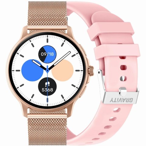 SMARTWATCH UNISEX GRAVITY GT12-3 - ROZMOWY BLUETOOTH, DODATKOWY PASEK (sg035c) SMARTWATCH UNISEX GRAVITY GT12-3 - ROZMOWY BLUETOOTH, DODATKOWY PASEK (sg035c)