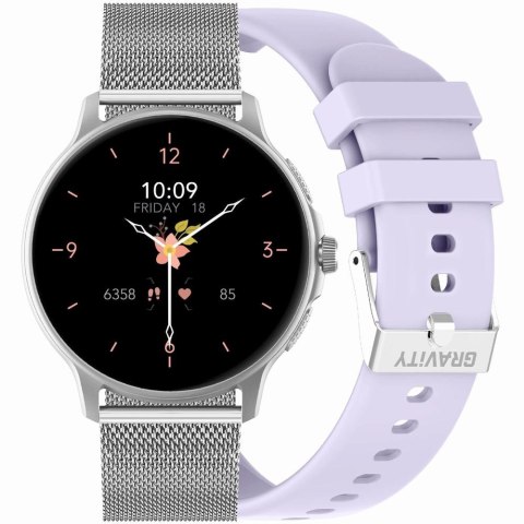 SMARTWATCH UNISEX GRAVITY GT12-6 - ROZMOWY BLUETOOTH, DODATKOWY PASEK (sg035f) SMARTWATCH UNISEX GRAVITY GT12-6 - ROZMOWY BLUETOOTH, DODATKOWY PASEK (sg035f)