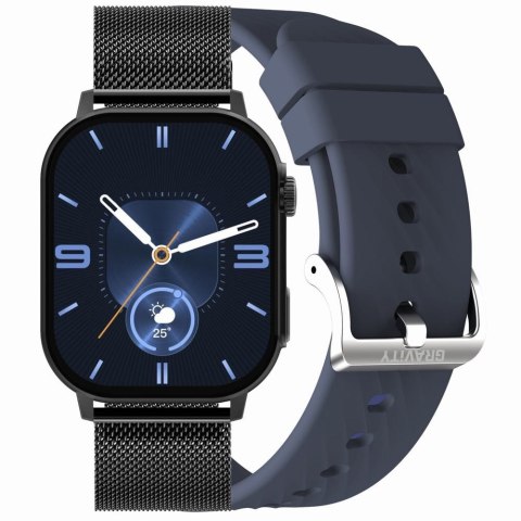 SMARTWATCH UNISEX GRAVITY GT15-12 - ROZMOWY BLUETOOTH, DODATKOWY PASEK (sg029l) SMARTWATCH UNISEX GRAVITY GT15-12 - ROZMOWY BLUETOOTH, DODATKOWY PASEK (sg029l)