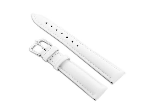 Pasek skórzany do zegarka W94 - biały - 14mm Pasek skórzany do zegarka W94 - biały - 14mm