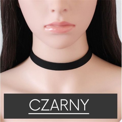 NASZYJNIK CHOKER SKÓRZANY - CZARNY N480CZ NASZYJNIK CHOKER SKÓRZANY - CZARNY N480CZ