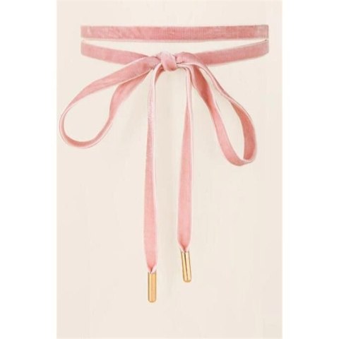 NASZYJNIK CHOKER VELVET - RÓŻOWY N484R NASZYJNIK CHOKER VELVET - RÓŻOWY N484R