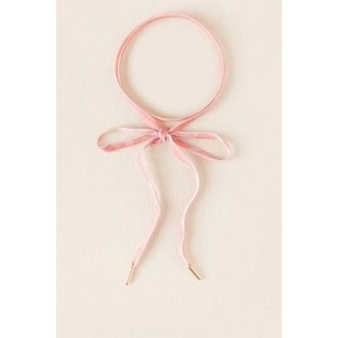 NASZYJNIK CHOKER VELVET - RÓŻOWY N484R NASZYJNIK CHOKER VELVET - RÓŻOWY N484R