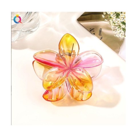 Spinka do włosów klamra XL kwiat OMBRE lato 7,5 x 8cm SP322 Spinka do włosów klamra XL kwiat OMBRE lato 7,5 x 8cm SP322