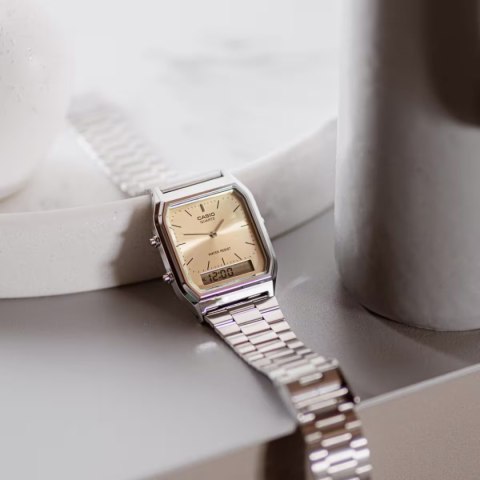 ZEGAREK UNISEX CASIO Vintage AQ-230A-4AMQYDF + BOX ZEGAREK UNISEX CASIO Vintage AQ-230A-4AMQYDF + BOX