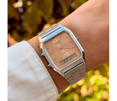 ZEGAREK UNISEX CASIO Vintage AQ-230A-4AMQYDF + BOX ZEGAREK UNISEX CASIO Vintage AQ-230A-4AMQYDF + BOX