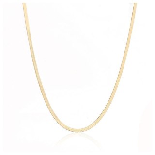 Naszyjnik stal chirurgiczna pozłacana 14k gold NST1245
